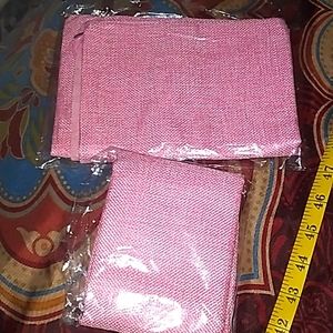 3 pink Throw pillow covers